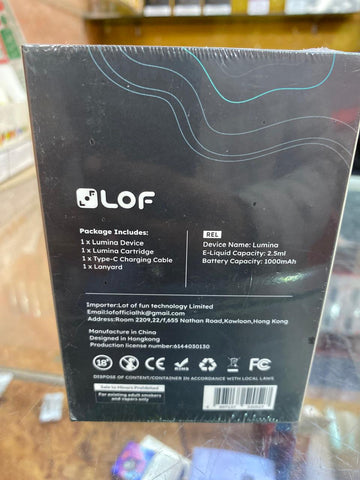 LOF Lumina Refillable Pod Device