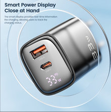 Toocki 33W GaN Quick Charger with Smart Power Display